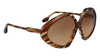 Okulary VICTORIA BECKHAM VB614S-211. Okulary przeciwsłoneczne, Kolor brązowy havana. Kobieta.