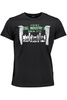 DIESEL T-SHIRT Z KRÓTKIM RĘKAWEM MĘSKI CZARNY