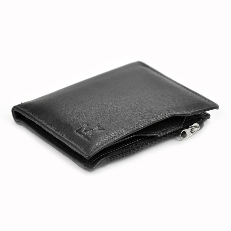 Kompaktowy męski portfel z etui marki Money Kepper