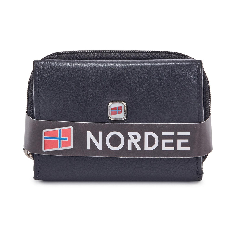 Zgrabny Skórzany męski portfel Nordee z RFID