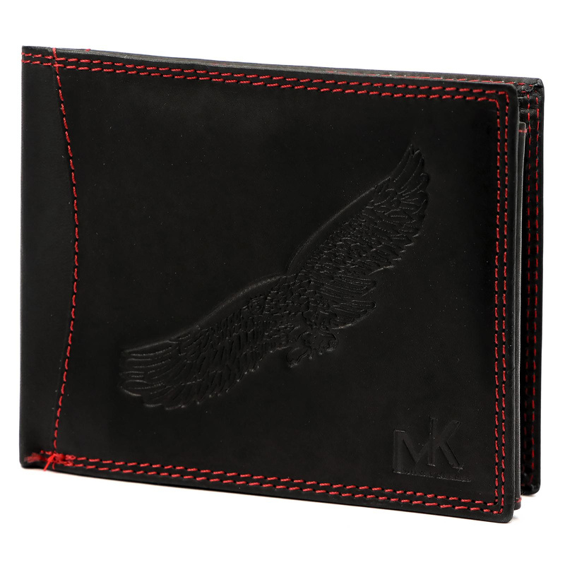 Skórzany męski portfel Money Kepper CDD 5600 BIRD