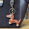 Florence brelok do torebki zawieszka do kluczy pies skóra naturalna