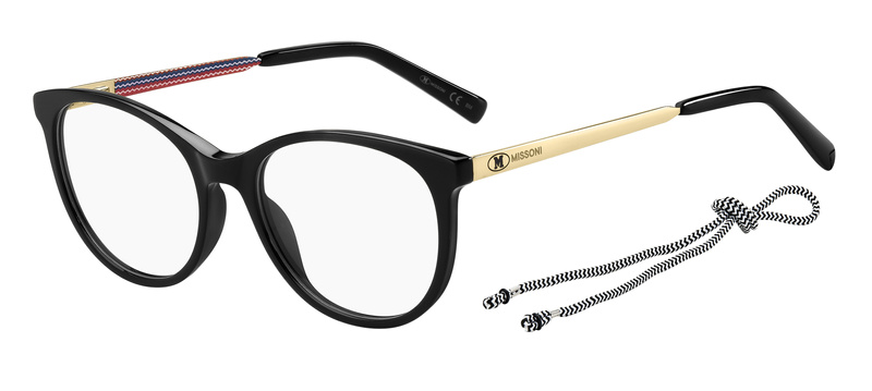 Okulary M MISSONI MMI-0031-807. Okulary, Kolor czarny. Kobieta.