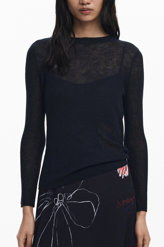 D�UGA CZARNA SUKIENKA DAMSKA DESIGUAL