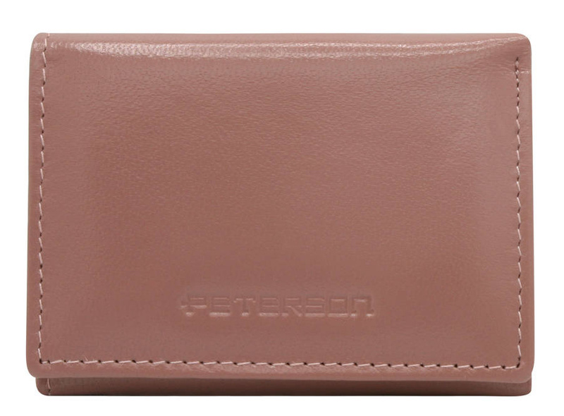 Damski portfel ze skóry ekologicznej Peterson PTN RD-SWZX-86-GCL