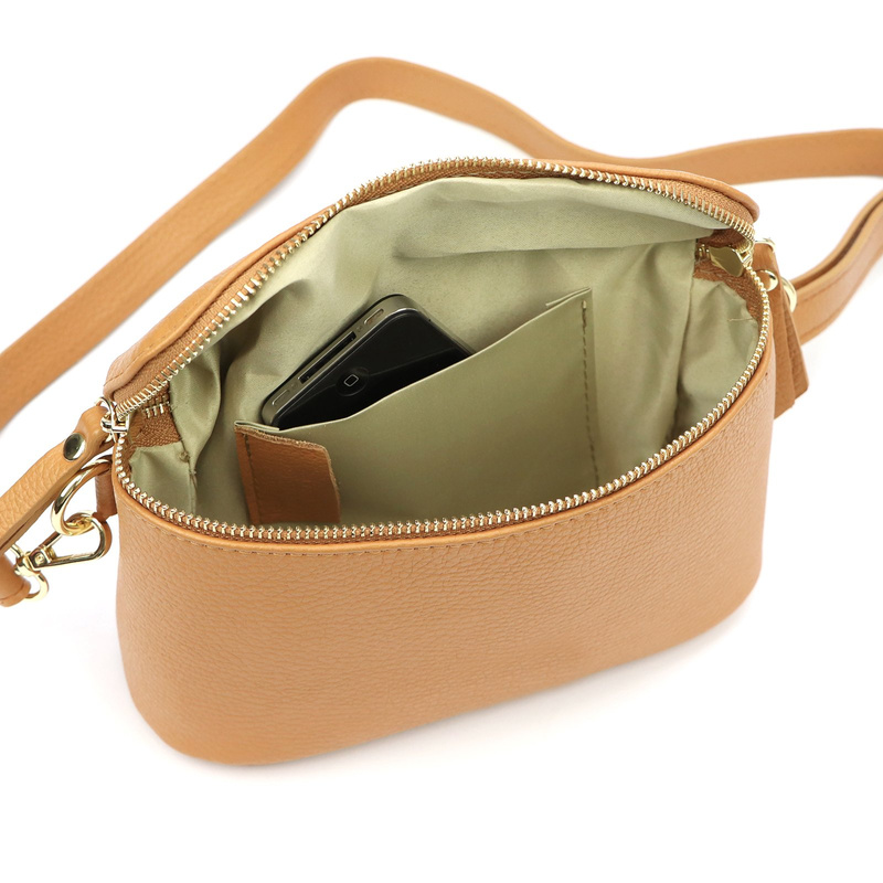 MiaMore Damska nerka saszetka przez ramię skóra naturalna miejska