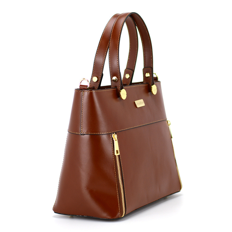 Stylowa duża shopperbag torba na ramię Vera Pelle