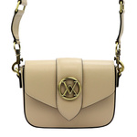 Luka damska listonoszka skóra naturalna torebka przez ramię z klapą