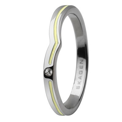 Biżuteria SKAGEN JRSY018SS7. Pierścionek, Kolor srebrny. Kobieta.