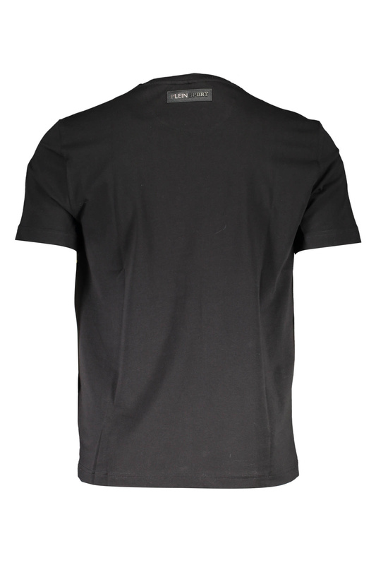 T-SHIRT MĘSKI Z KRÓTKIM RĘKAWEM PLEIN SPORT CZARNY
