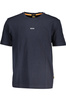 MĘSKI T-SHIRT Z KRÓTKIM RĘKAWEM HUGO BOSS NIEBIESKI
