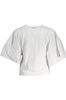 DESIGUAL DAMSKI T-SHIRT Z KRÓTKIM RĘKAWEM BIAŁY
