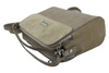 Stylowa torebka crossbody trzykomorowa skórzana - Beżowa