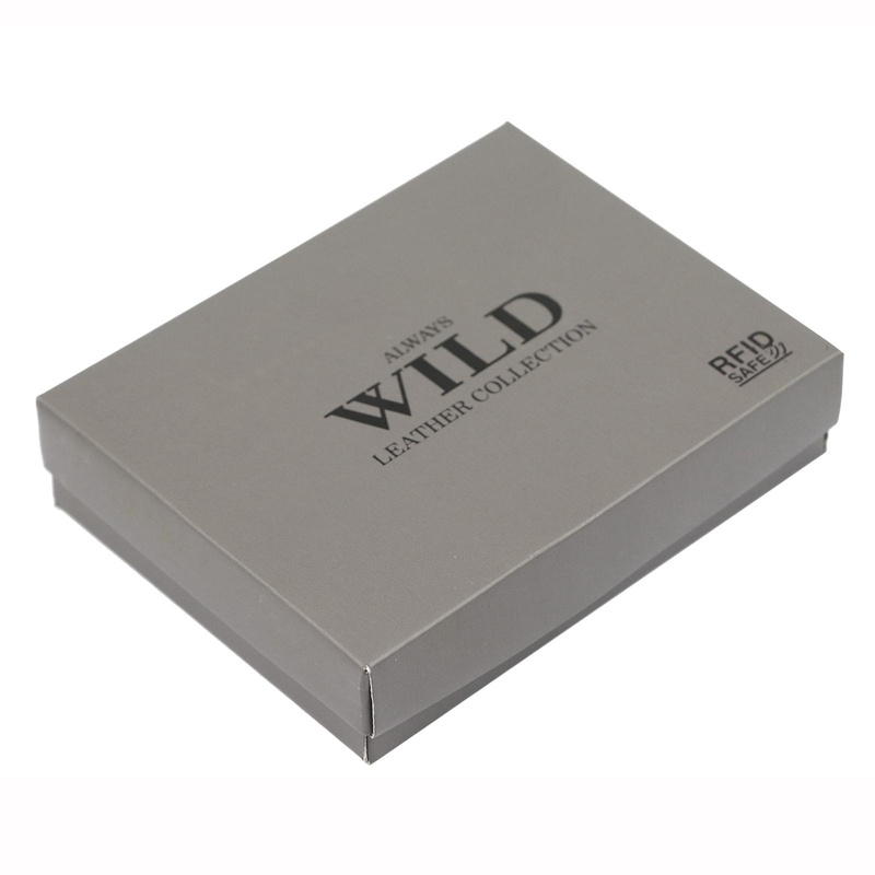 Skórzany męski portfel Wild N992-P-CHM RFID