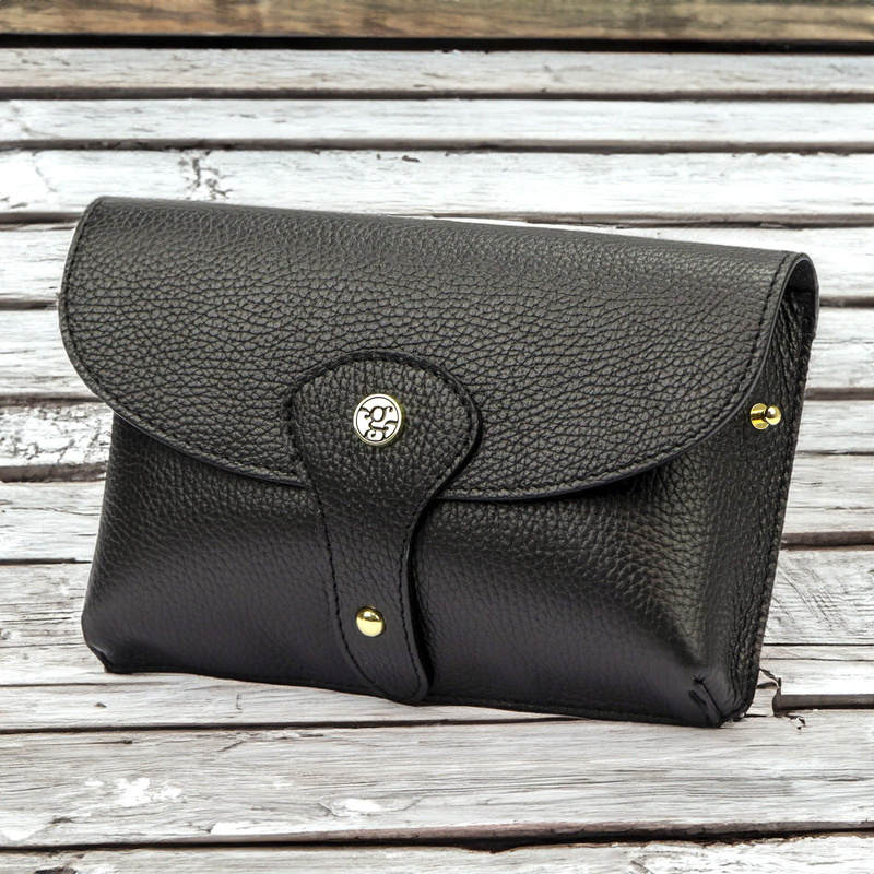 Gregorio mała listonoszka damska skóra naturalna stylowa torebka na ramię