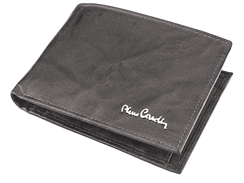 Rozbudowany elegancki Skórzany męski portfel od Pierre Cardin FOSSIL z RFID