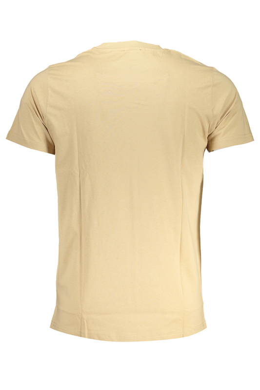 T-SHIRT MĘSKI Z KRÓTKIM RĘKAWEM KLASY CAVALLI BEŻOWY
