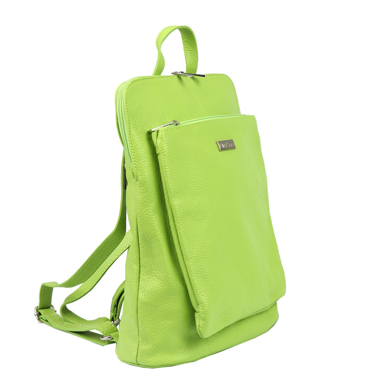 MiaMore damski plecak skóra naturalna miejski pojemny kieszenie