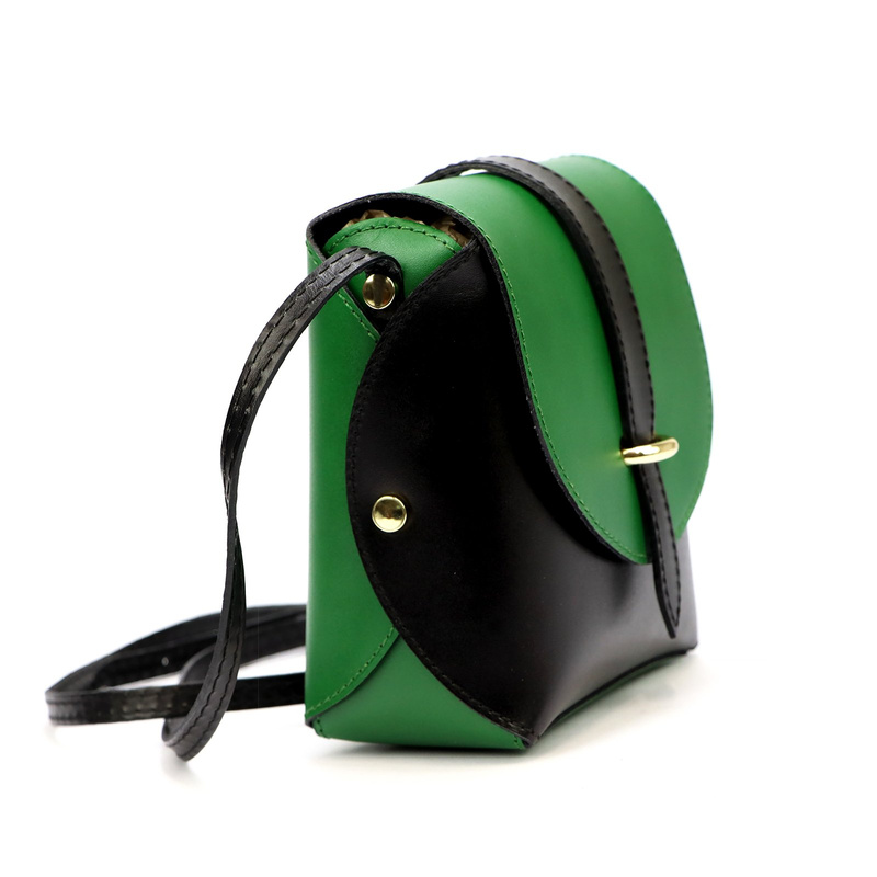 Gregorio damska listonoszka skora naturalna torebka z klapą na ramię