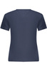 TOMMY HILFIGER DAMSKI T-SHIRT Z KRÓTKIM RĘKAWEM, NIEBIESKI