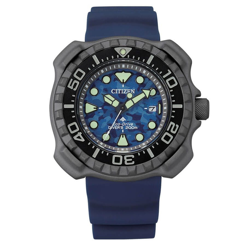 Zegarek CITIZEN BN0227-09L. SOLAR QUARTZ, Kolor niebieski. Mężczyzna.