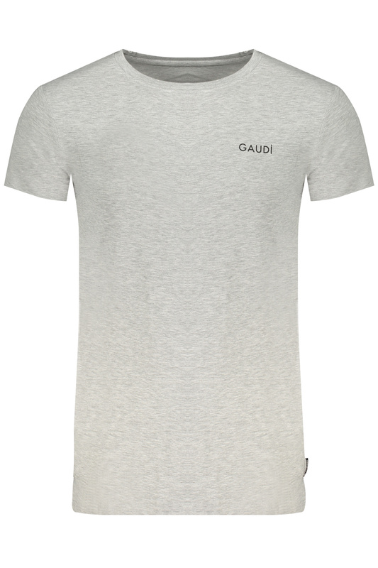 SZARY MĘSKI T-SHIRT Z KRÓTKIM RĘKAWEM GAUDÌ