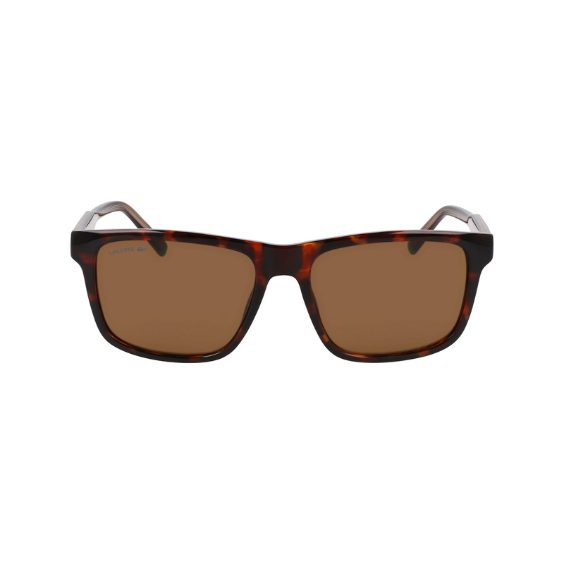 Okulary LACOSTE L6025S-219. Okulary przeciwsłoneczne, Kolor brązowy. Mężczyzna.