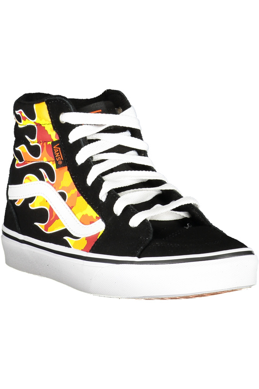 VANS Trampki za Kostkę Unisex Płomienie Wysokie Sznurowane Biała Podeszwa