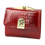 Lakierowana mała damska portmonetka marki Gregorio