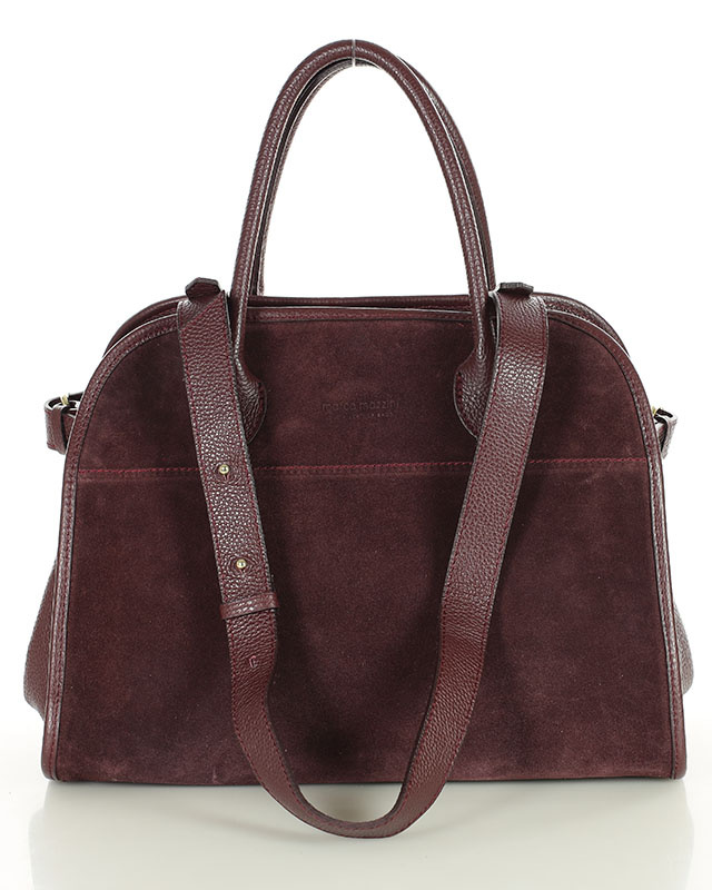 Torebka damska worek hobo bag skóra naturalna - MARCO MAZZINI czarna