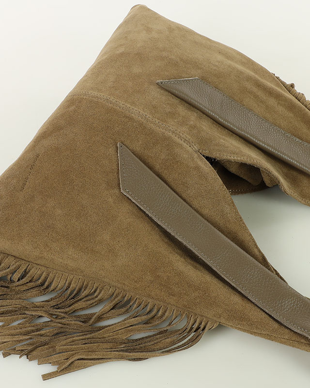 Torebka damska worek hobo bag skóra naturalna - MARCO MAZZINI czarna