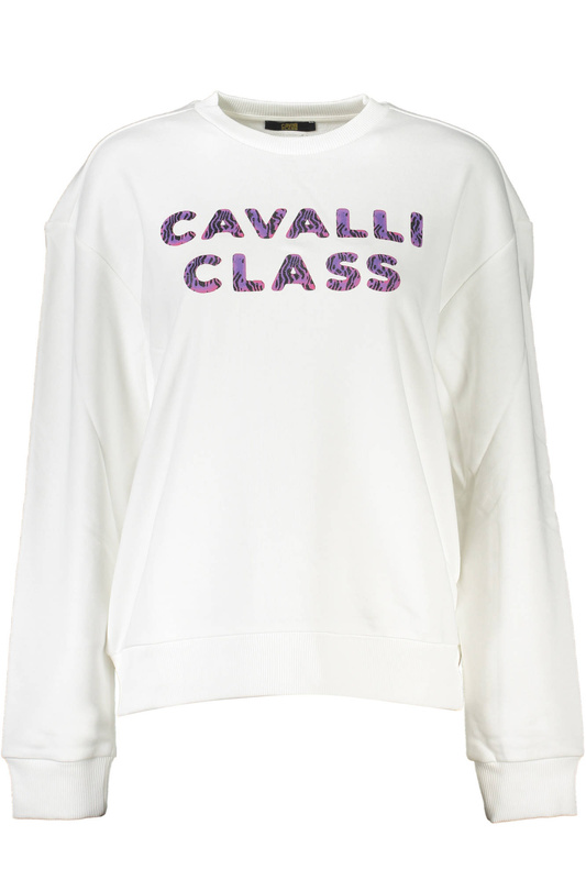 BLUZA CAVALLI CLASS BEZ ZAMKA DAMSKA BIA�A