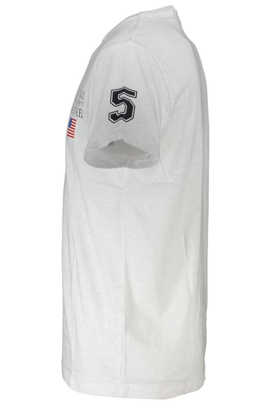 US GRAND POLO T-SHIRT MĘSKI Z KRÓTKIM RĘKAWEM BIAŁY