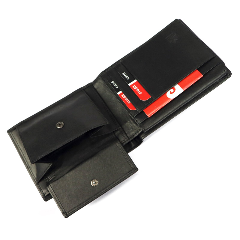 Pierre Cardin męski portfel skóra naturalna rozbudowany ochrona RFID