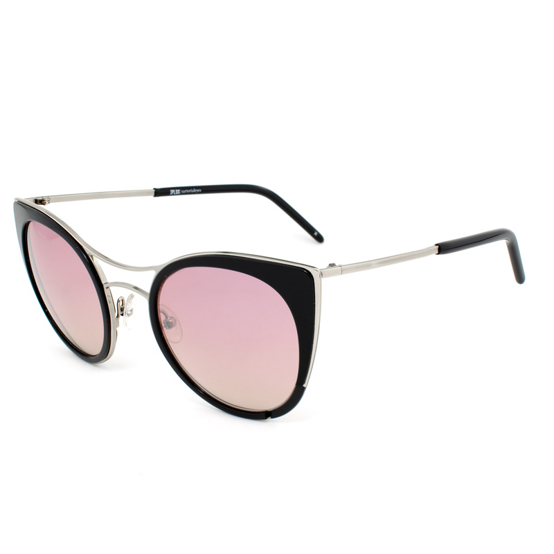 Okulary JPLUS JP3038-01. Okulary przeciwsłoneczne, Kolor czarny. Kobieta.