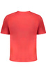 T-SHIRT MĘSKI Z KRÓTKIM RĘKAWEM KAPPA CZERWONY