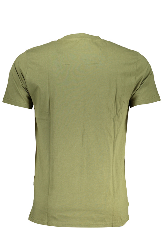 ZIELONY T-SHIRT MĘSKI Z KRÓTKIM RĘKAWEM KLASY CAVALLI