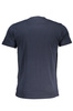 NIEBIESKI T-SHIRT MĘSKI Z KRÓTKIM RĘKAWEM KLASY CAVALLI