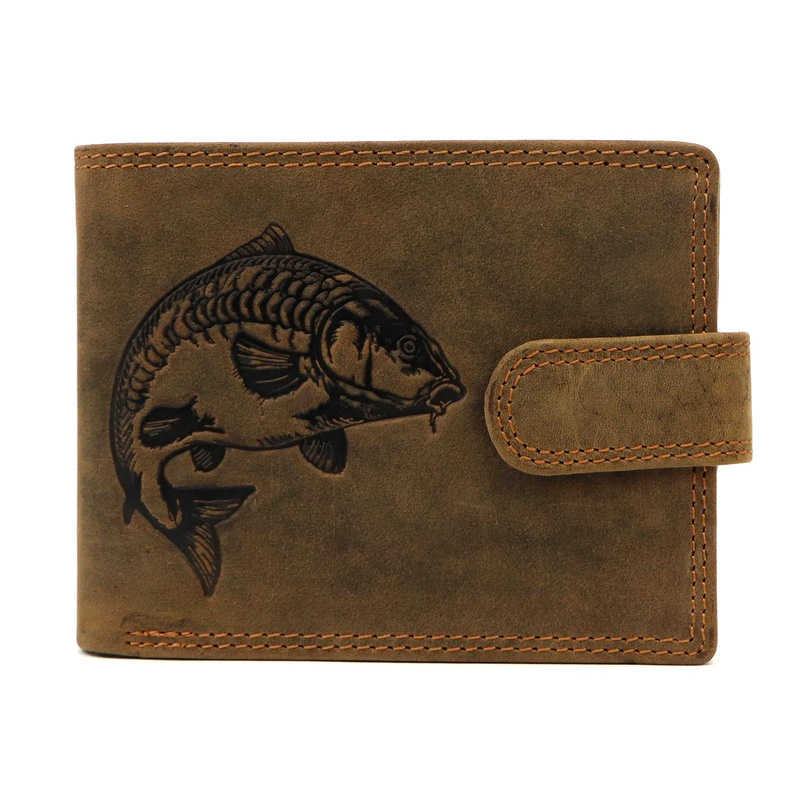 Skórzany męski portfel Nordee L895-TRUCK