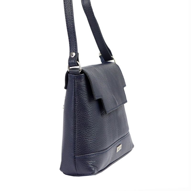 MiaMore damska listonoszka przez ramię skóra naturalna torebka z klapą