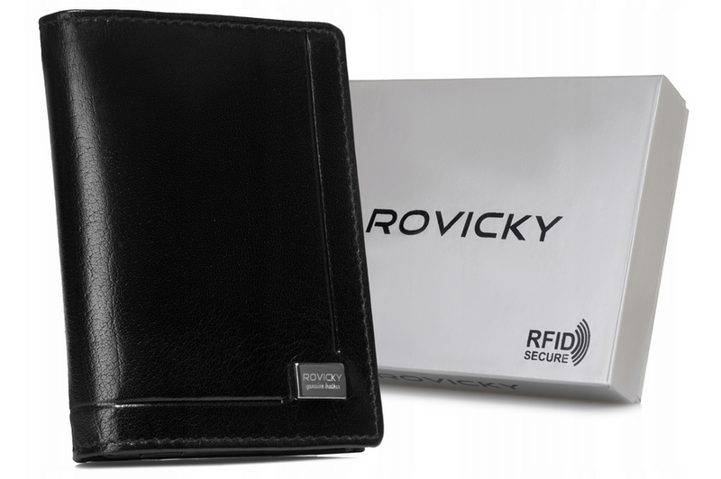 Pojemne skórzane Etui na karty i dokumenty Rovicky