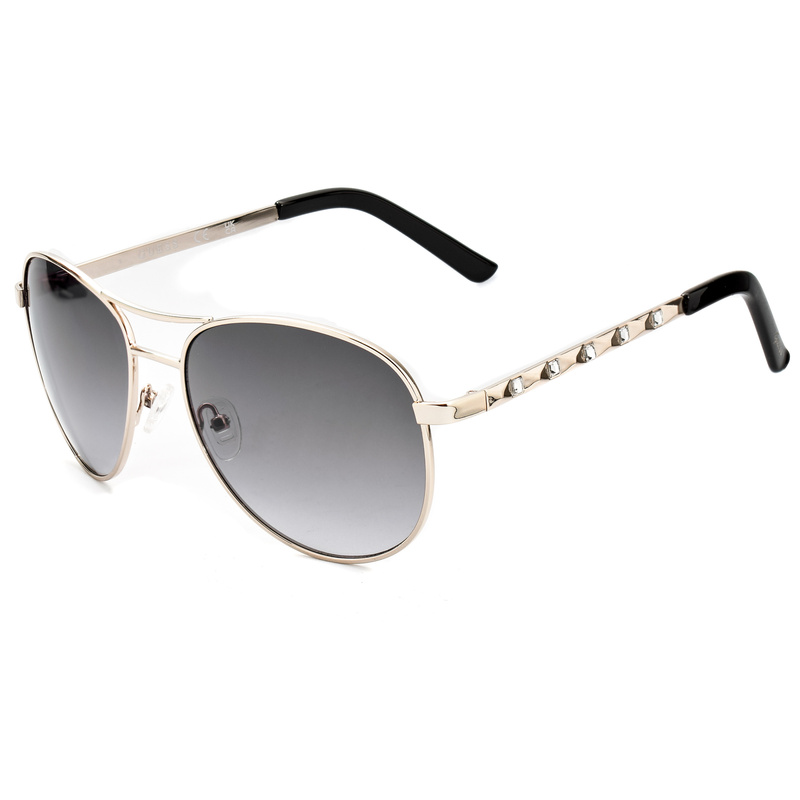 Okulary GUESS GF0408-6132B. Okulary przeciwsłoneczne, Kolor złoty. Kobieta.