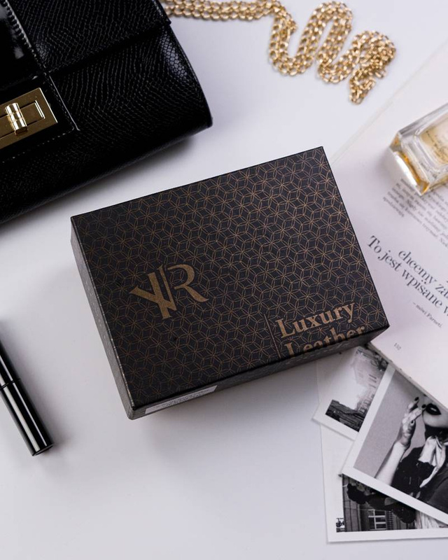 Skórzany damski portfel Rovicky R-RD-02-GCL-Q