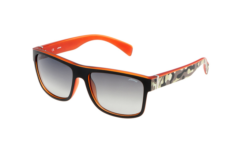 Okulary STING SS654356W54P. Okulary przeciwsłoneczne, Kolor czarny. Mężczyzna.