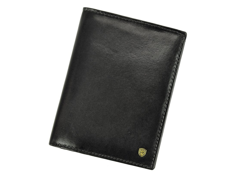 Skórzany portfel męski na dokumenty z RFID Rovicky