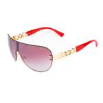 Okulary GUESS GO00037-0032G. Okulary przeciwsłoneczne, Kolor czerwony. Kobieta.
