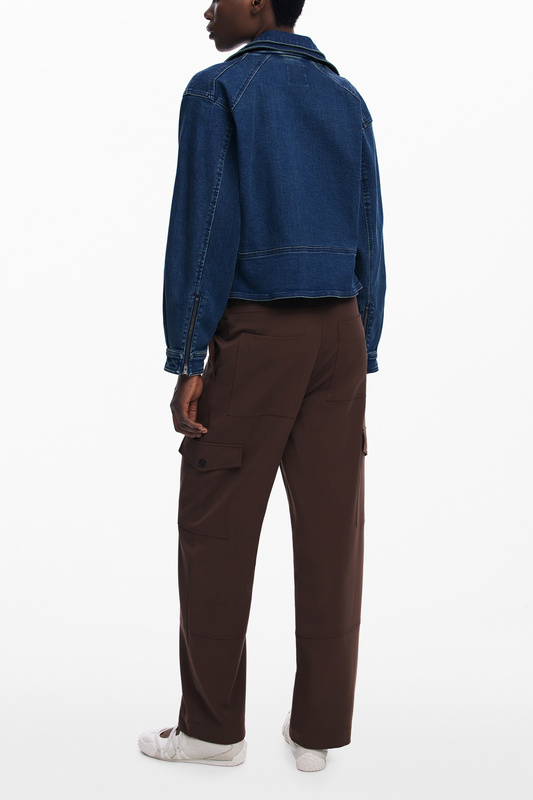 Br�zowe spodnie damskie Desigual