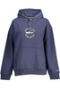 BLUZA TOMMY HILFIGER BEZ ZAMKA DAMSKA NIEBIESKA