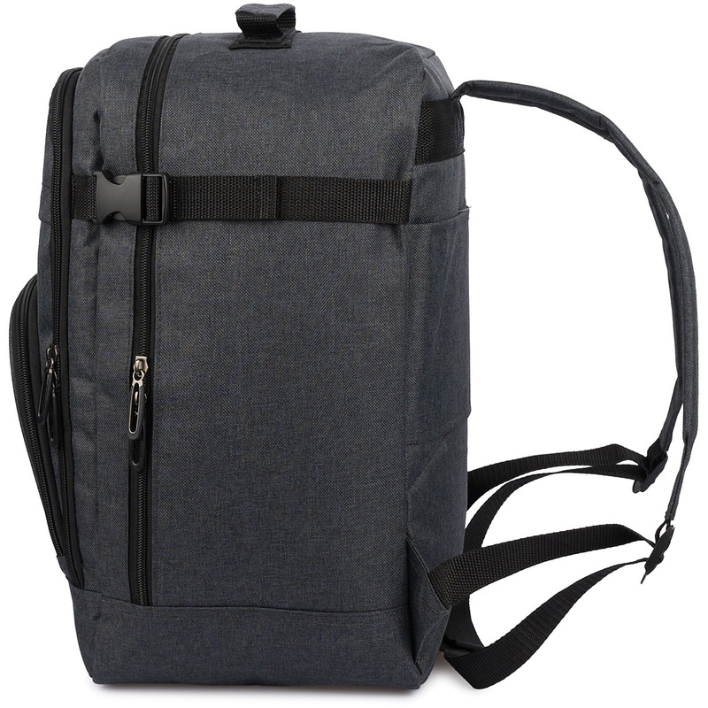 Plecak torba mały bagaż pojemny do samolotu kabinówka lotnicza Beltimore szary TOK-T