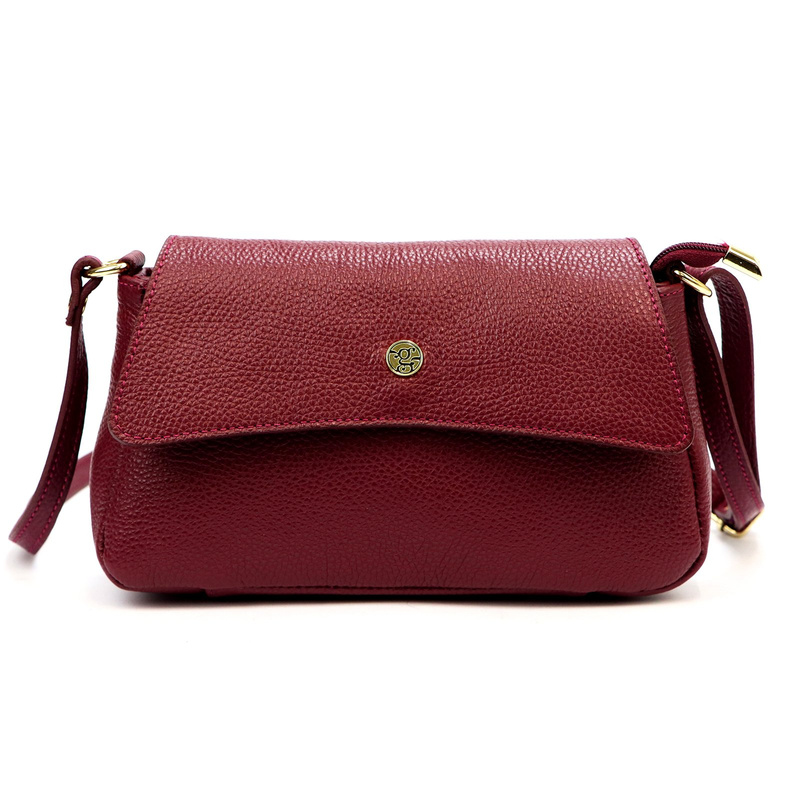 Gregorio damska miejska listonoszka skóra naturalna torebka przez ramię